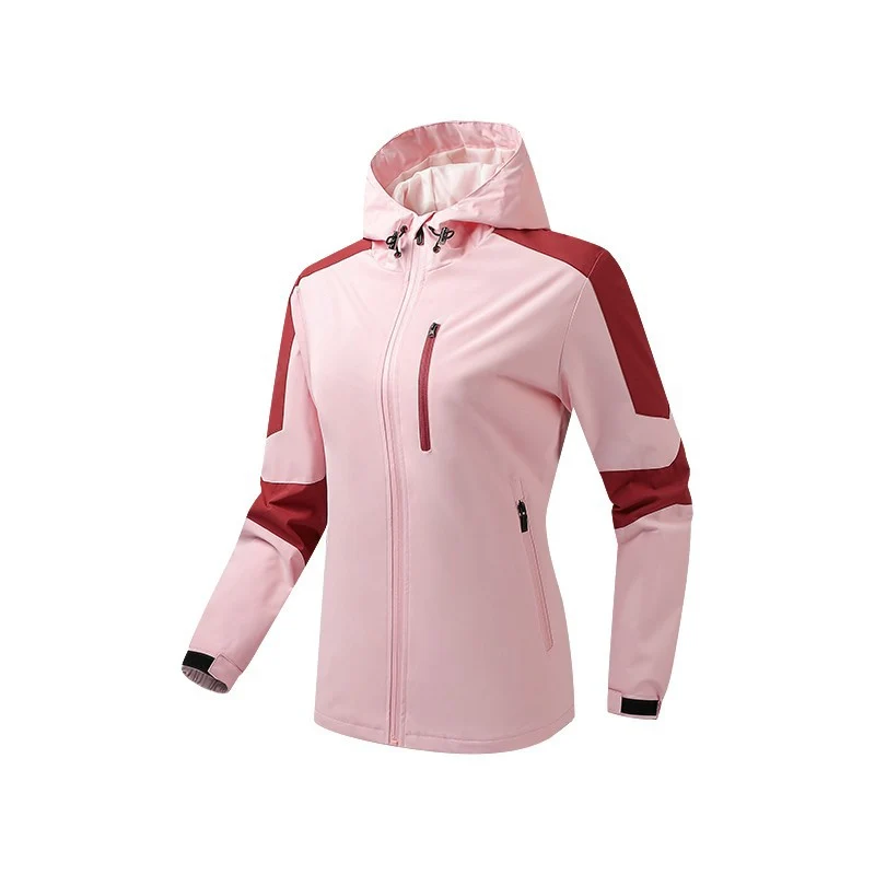 Herren Atmungsaktive Softshell‑Hardshell‑Hybridjacke mit Kapuze und wasserdichten Reißverschlusstaschen Nord Taschen