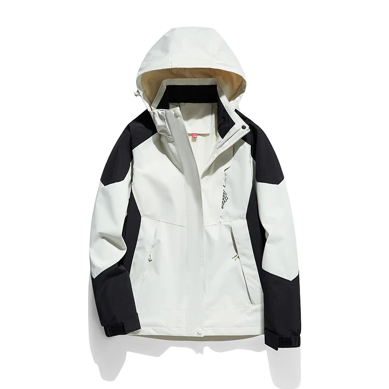Damen zweilagige Softshell‑Outdoorjacke mit abnehmbarem Fleece‑Innenlayer und Kapuze Nord Taschen