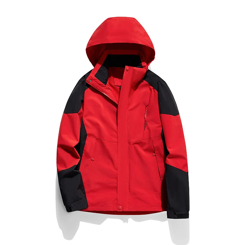 Damen zweilagige Softshell‑Outdoorjacke mit abnehmbarem Fleece‑Innenlayer und Kapuze Nord Taschen
