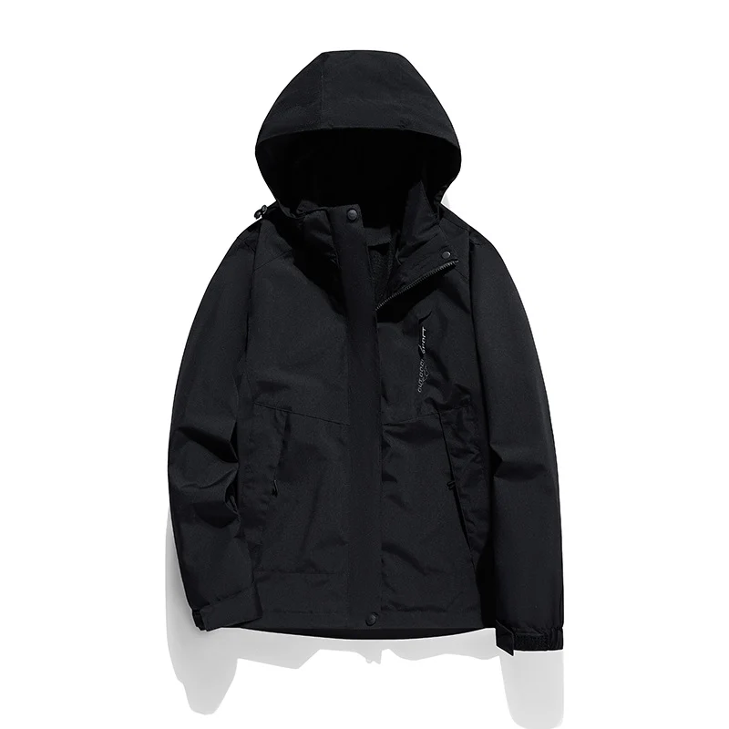 Damen zweilagige Softshell‑Outdoorjacke mit abnehmbarem Fleece‑Innenlayer und Kapuze Nord Taschen