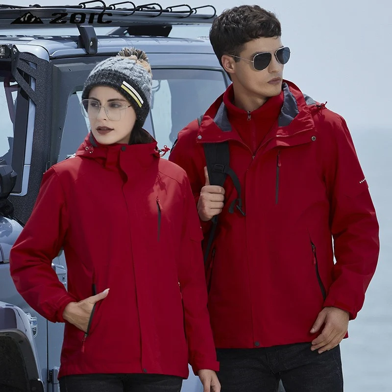 Damen technische Regen- und Freizeitjacke mit verstellbarer Kapuze und Mehrfachtaschen Nord Taschen