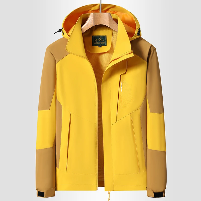 Damen Softshell‑Trekkingjacke mit atmungsaktiver Membran, verstellbarer Kapuze und Colorblock-Design Nord Taschen