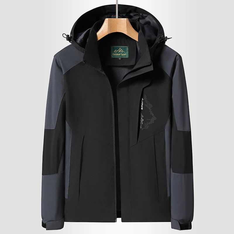 Damen Softshell‑Trekkingjacke mit atmungsaktiver Membran, verstellbarer Kapuze und Colorblock-Design Nord Taschen