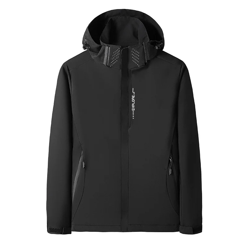 Damen Softshell Outdoorjacke mit abnehmbarer Kapuze, winddichter Membran und atmungsaktivem Meshfutter Nord Taschen
