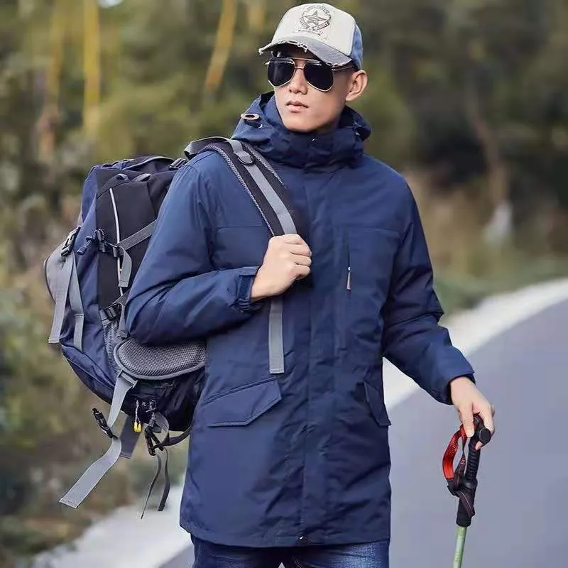 Damen leichter wasserabweisender Parka mit Kapuze und funktionalen Taschen Nord Taschen