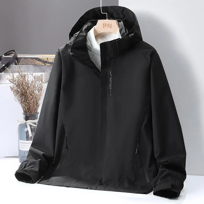 Damen leichte wasserabweisende Kapuzenjacke mit atmungsaktiver Membran und verdecktem Reißverschluss Nord Taschen