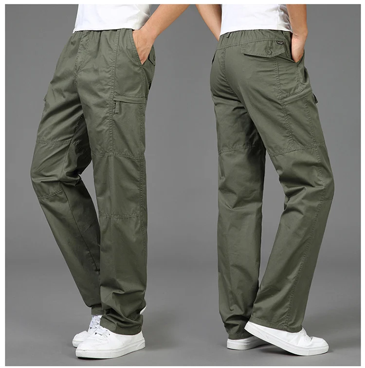 Damen Cargo-Hose mit elastischem Bund, verstärkten Nähten und multifunktionalen Taschen Nord Taschen
