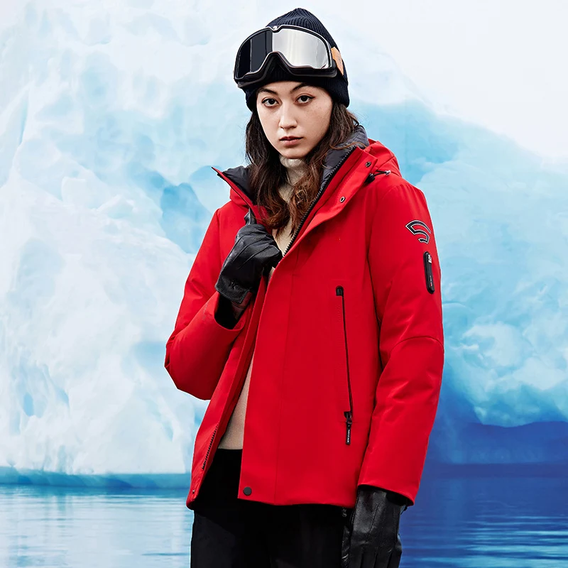 Herren winddichte und atmungsaktive Softshell-Parka mit Kapuze Nord Taschen
