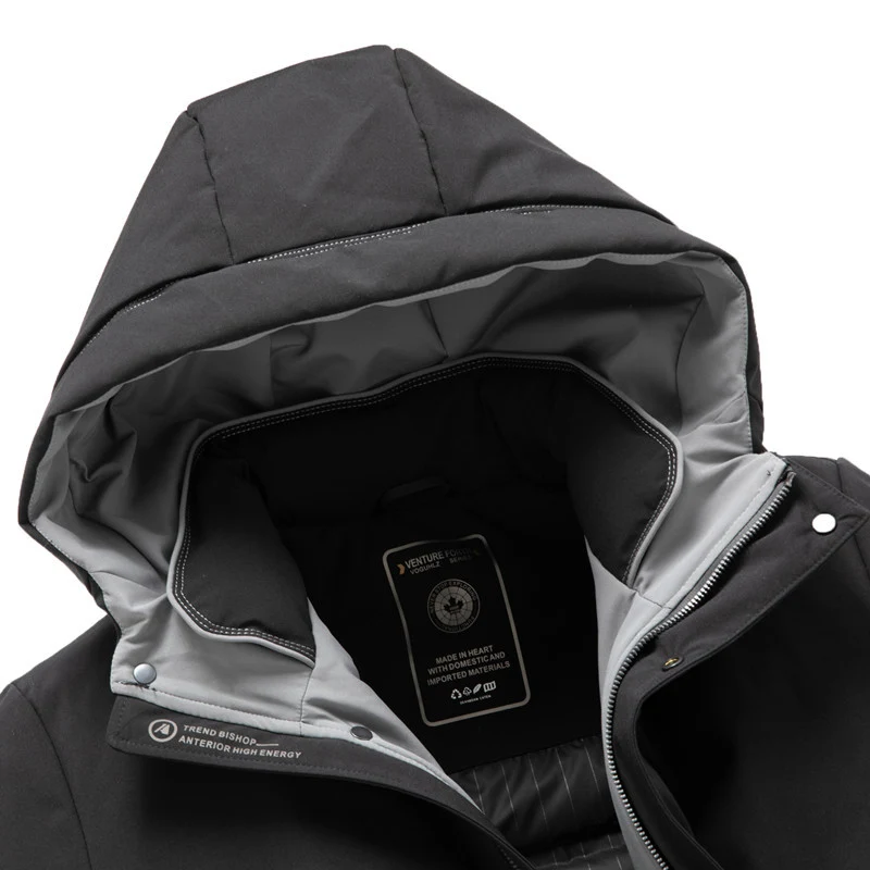Herren wasserabweisender Parka mit abnehmbarer Stepp-Innenjacke Nord Taschen