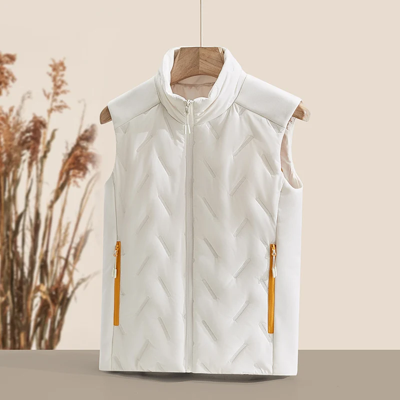 Unisex Steppweste mit Thermoisolierung und hohem Stehkragen Nord Taschen