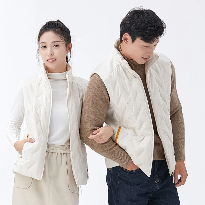 Unisex Steppweste mit Thermoisolierung und hohem Stehkragen Nord Taschen