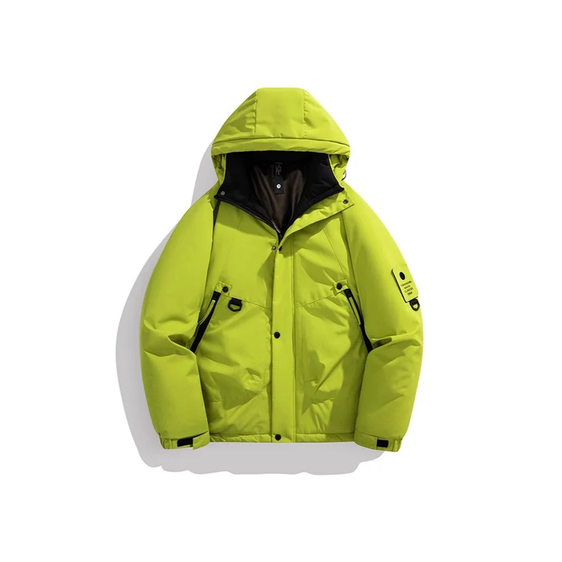 Herren Wattierte Outdoorjacke mit Kapuze, Multifunktionstaschen und winddichter Außenlage Nord Taschen