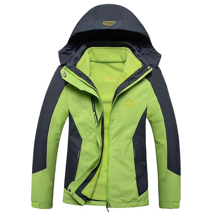 Herren Wasserdichte und atmungsaktive Outdoor-Softshelljacke mit Kapuze Nord Taschen