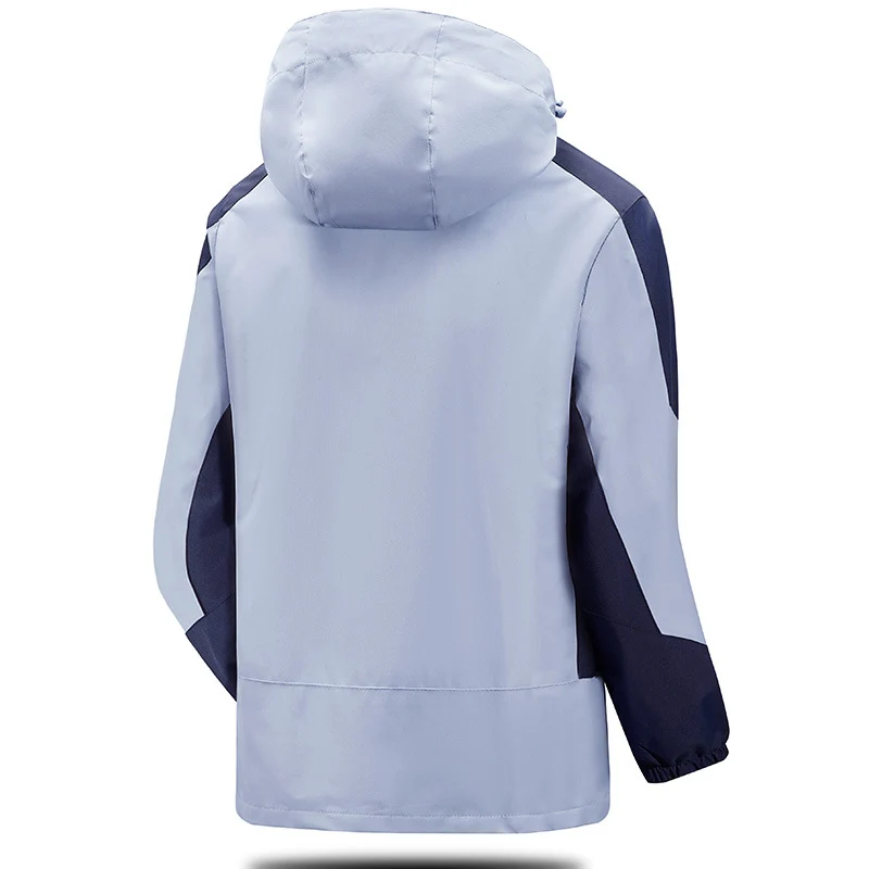Herren Wasser- und winddichte Softshell‑Outdoorjacke mit verstellbarer Kapuze und Reißverschlusstaschen Nord Taschen