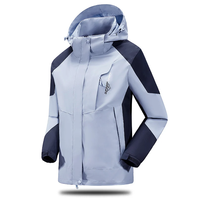 Herren Wasser- und winddichte Softshell‑Outdoorjacke mit verstellbarer Kapuze und Reißverschlusstaschen Nord Taschen