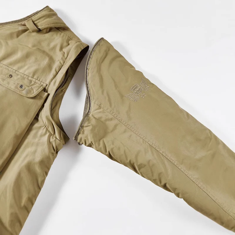 Herren Utility-Parka mit wärmendem Fleece-Futter, Multifunktionstaschen und verstellbarer Kapuze Nord Taschen