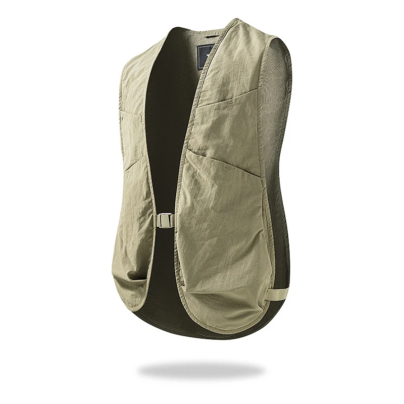 Herren Ultraleichte Multifunktionale Fotografen-Utility-Weste mit Mesh‑Rücken und Frontsteckschnalle Nord Taschen