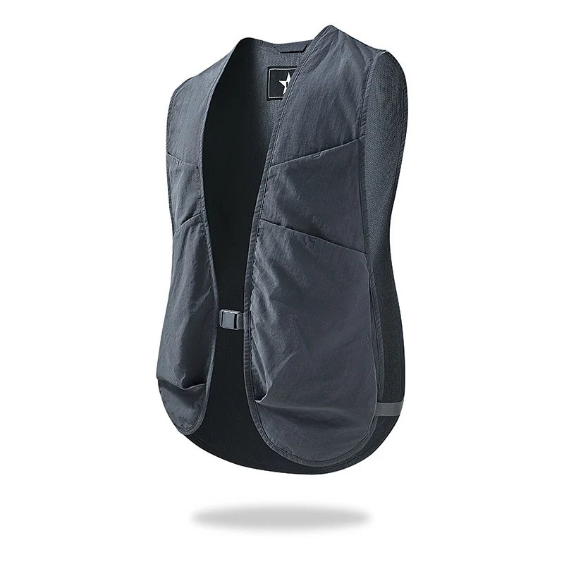 Herren Ultraleichte Multifunktionale Fotografen-Utility-Weste mit Mesh‑Rücken und Frontsteckschnalle Nord Taschen