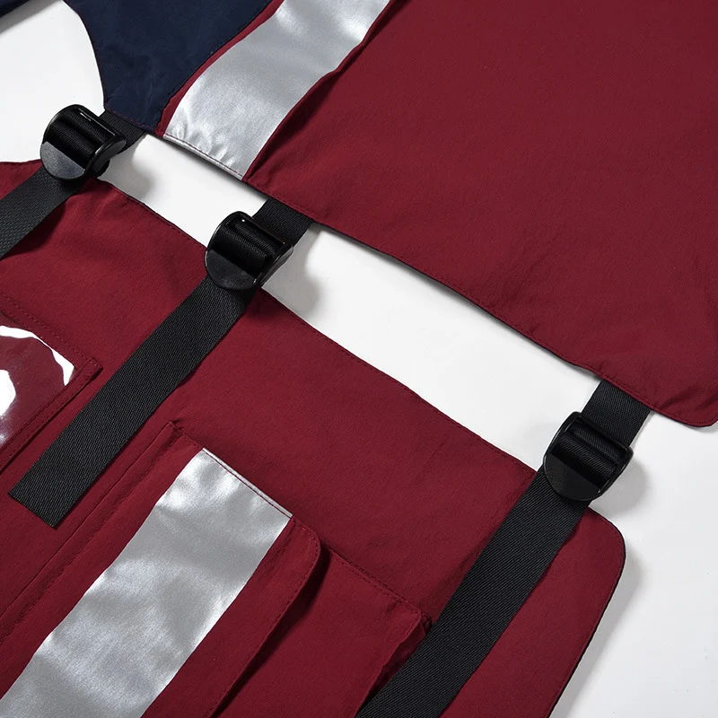 Herren Taktische Utility‑Weste mit Mehrfach‑Taschen, Klappen und verstellbaren Seitriemen Nord Taschen