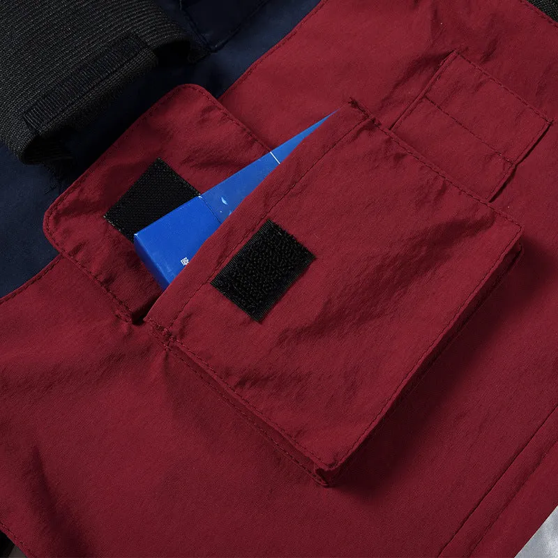 Herren Taktische Utility‑Weste mit Mehrfach‑Taschen, Klappen und verstellbaren Seitriemen Nord Taschen