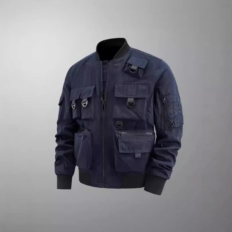 Herren taktische Multi-Pocket Bomberjacke mit Utility-Taschen Nord Taschen