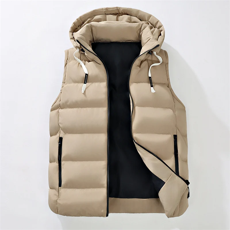 Herren Steppweste mit Kapuze, windabweisender Mikrofaserschale und leichter Thermoisolierung Nord Taschen