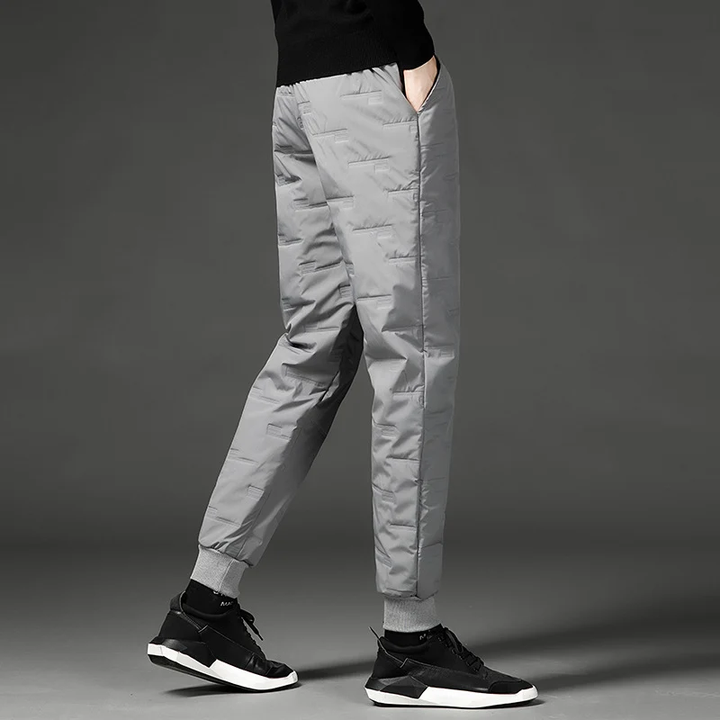 Herren Sportive Jogginghose mit elastischem Bund, Kordelzug und gerippten Beinabschlüssen Nord Taschen
