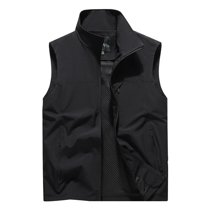 Herren Softshell-Outdoorweste mit winddichter Mikrofaserschale, Mesh-Innenfutter und Reißverschlusstaschen Nord Taschen