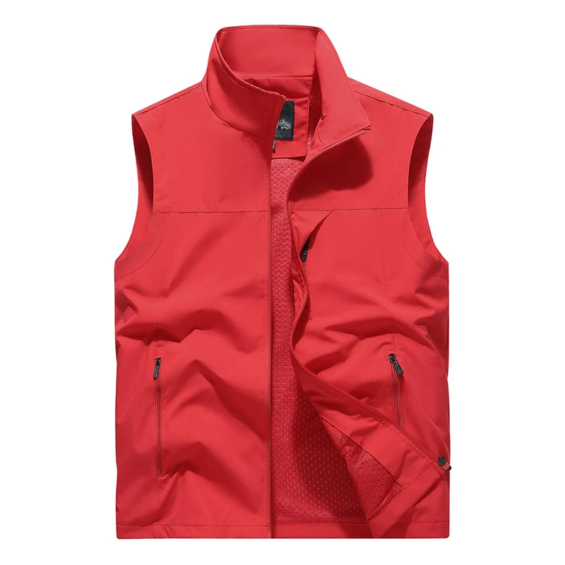 Herren Softshell-Outdoorweste mit winddichter Mikrofaserschale, Mesh-Innenfutter und Reißverschlusstaschen Nord Taschen