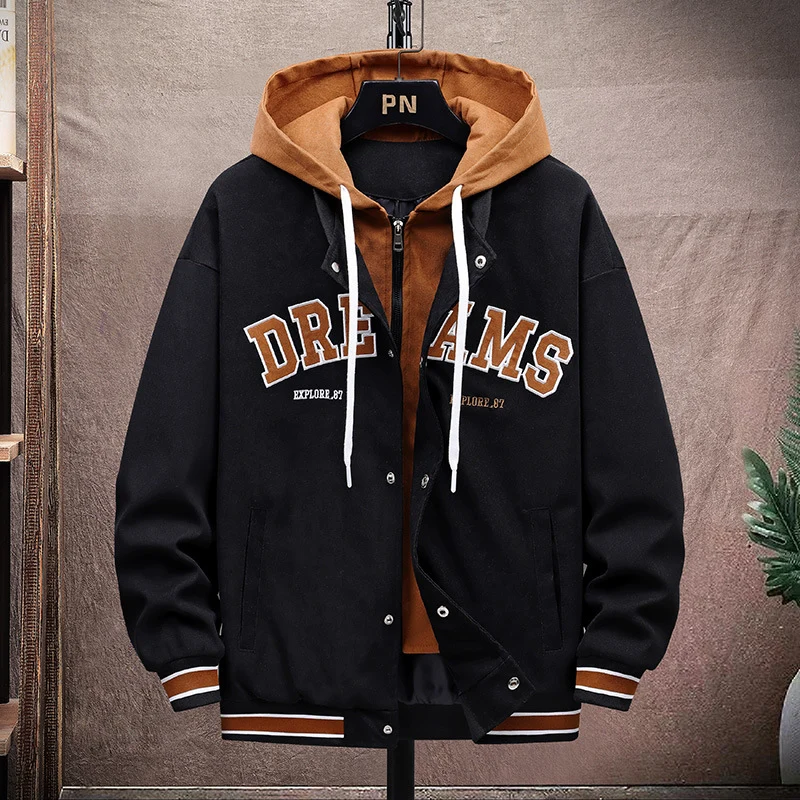 Herren Sportliche Jacke mit Kapuze Nord Taschen