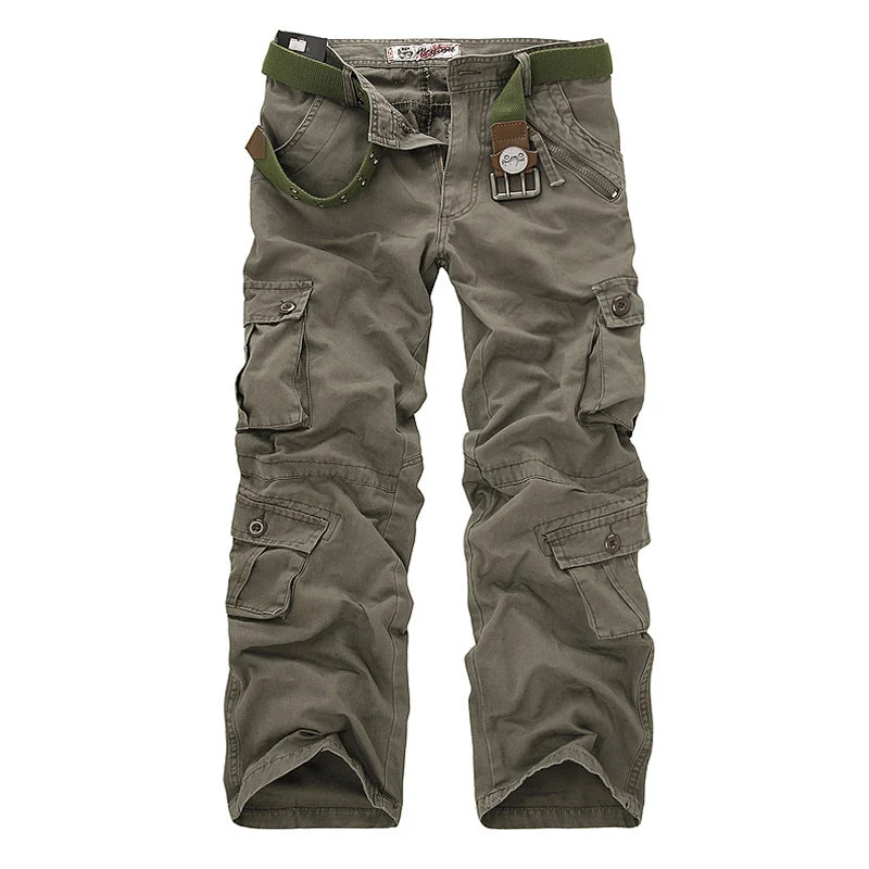Herren Cargo-Hose mit elastischem Bund und vielseitigen Taschen - Vittorelli