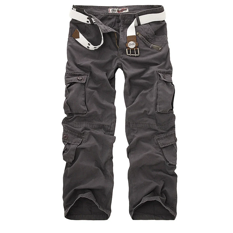 Herren Cargo-Hose mit elastischem Bund und vielseitigen Taschen - Vittorelli