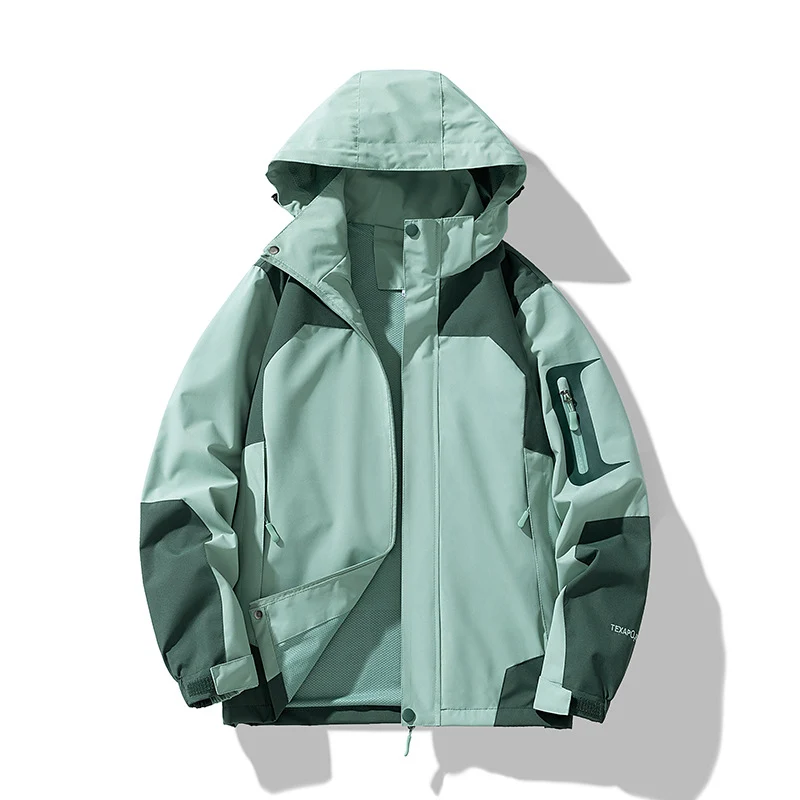 Herren Technische Outdoor-Softshelljacke mit Kapuze, Ärmeltasche und Mesh-Futter Nord Taschen
