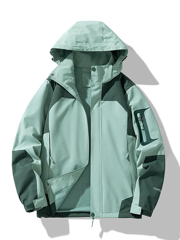 Herren Technische Outdoor-Softshelljacke mit Kapuze, Ärmeltasche und Mesh-Futter Nord Taschen