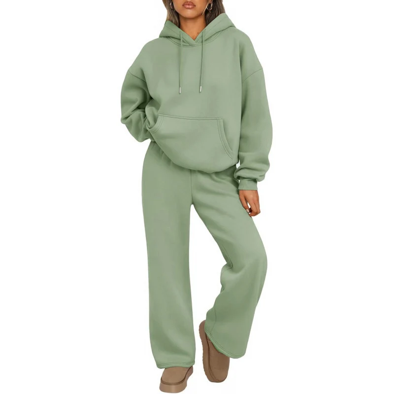 Damen Bequemer Oversized Jogginganzug Nord Taschen