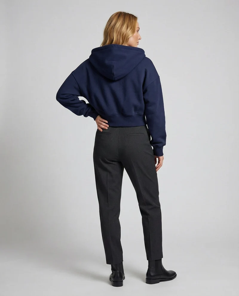 Oversize Sweatshirt Reißverschluss