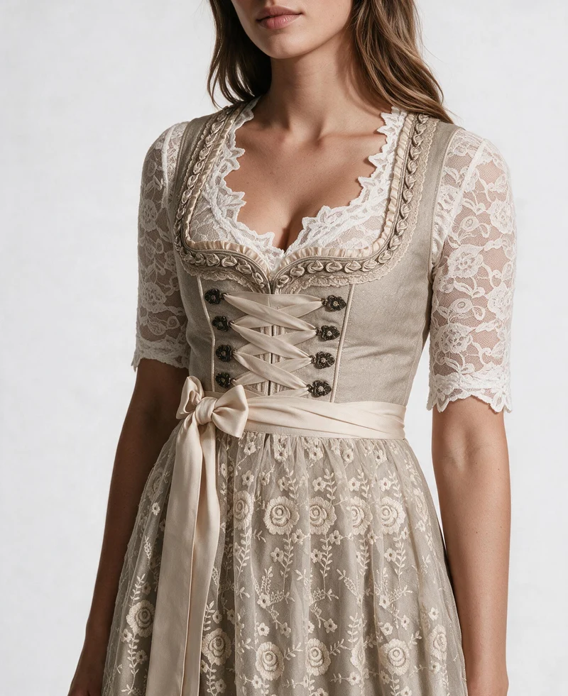 Traditionelles Damenkleid für Kostümpartys und Events - Vittorelli