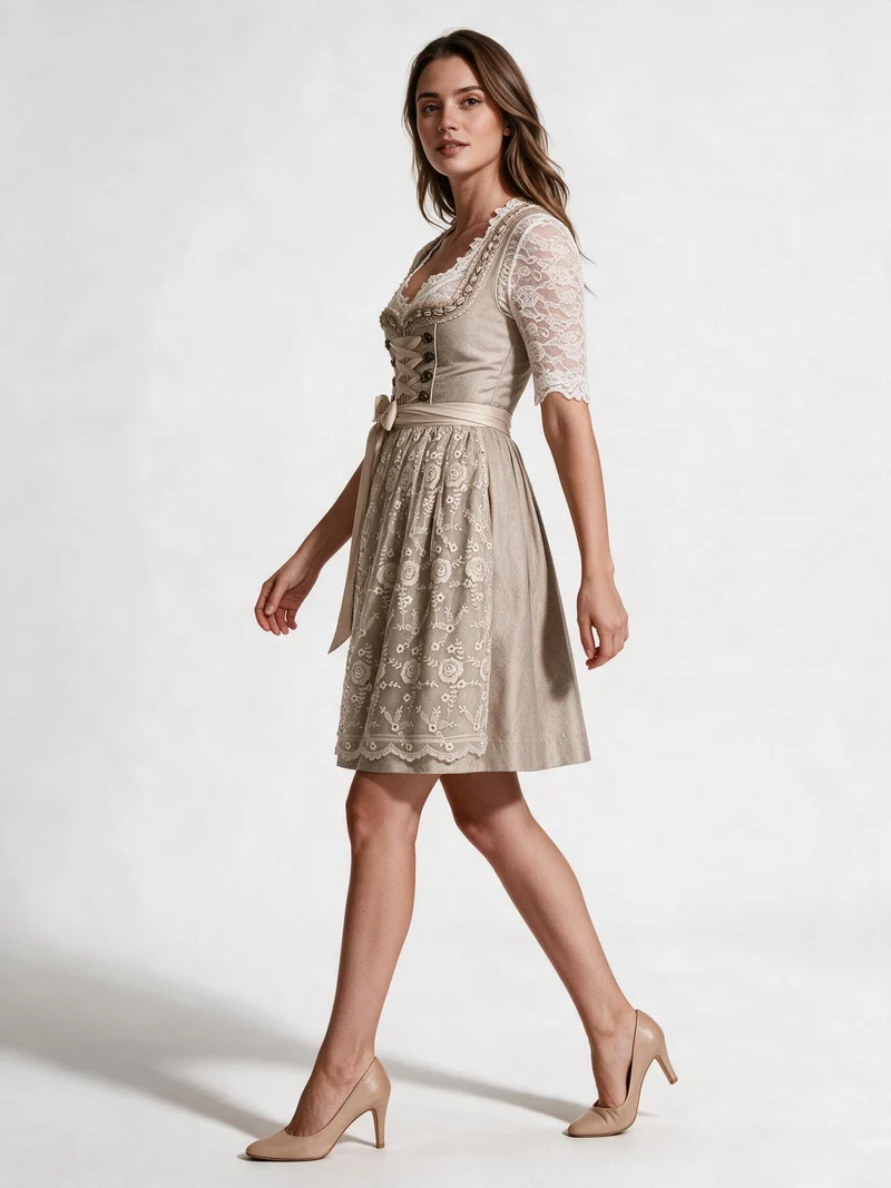 Traditionelles Damenkleid für Kostümpartys und Events - Vittorelli