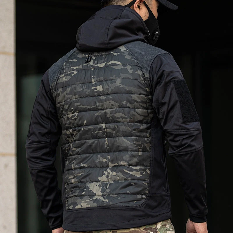 Herren funktionale Outdoor-Jacke mit isolierter Steppstruktur Nord Taschen