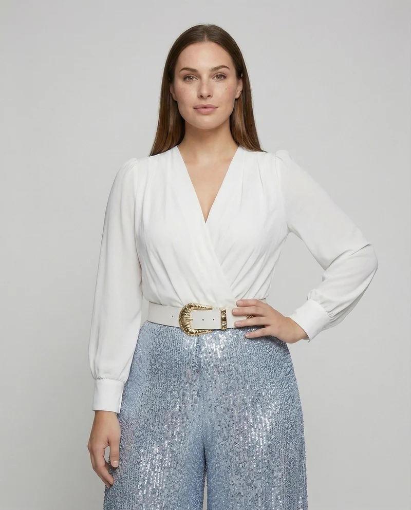 Elegante Pailletten MischgewNord Taschene Gala-Ensemble