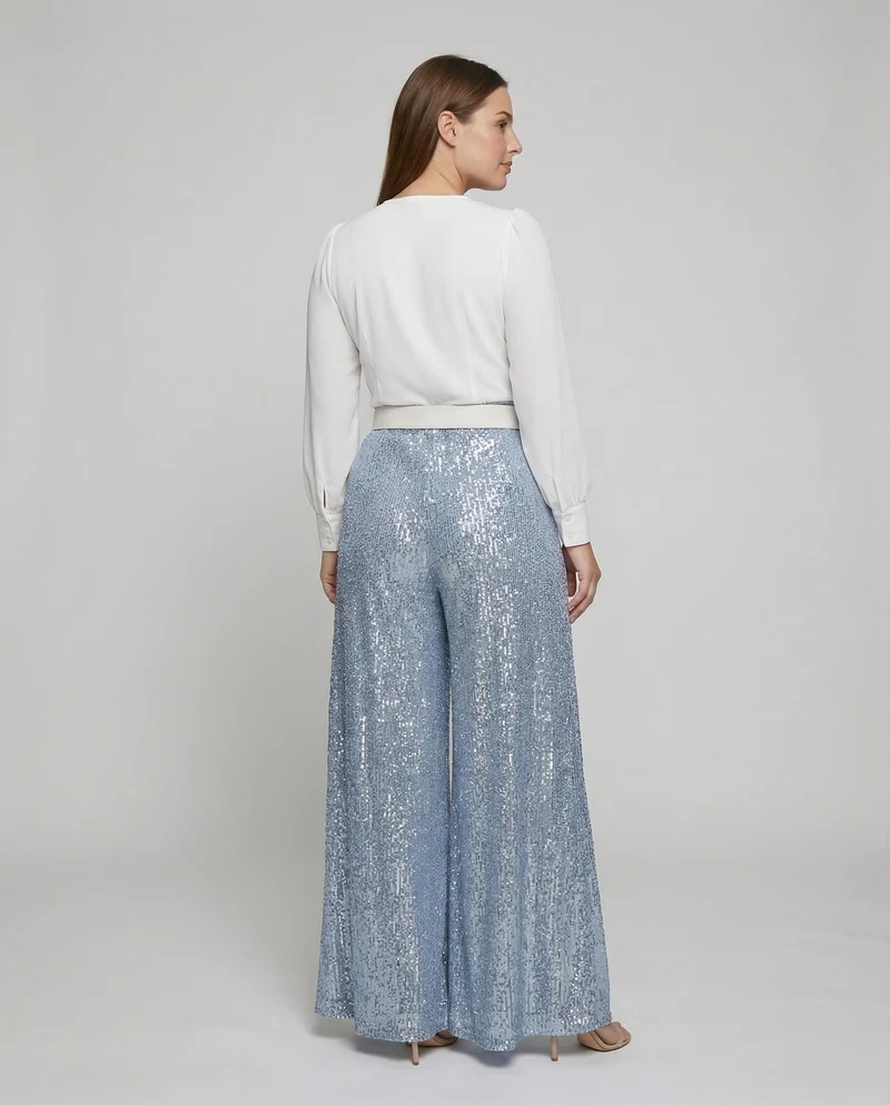 Elegante Pailletten MischgewNord Taschene Gala-Ensemble