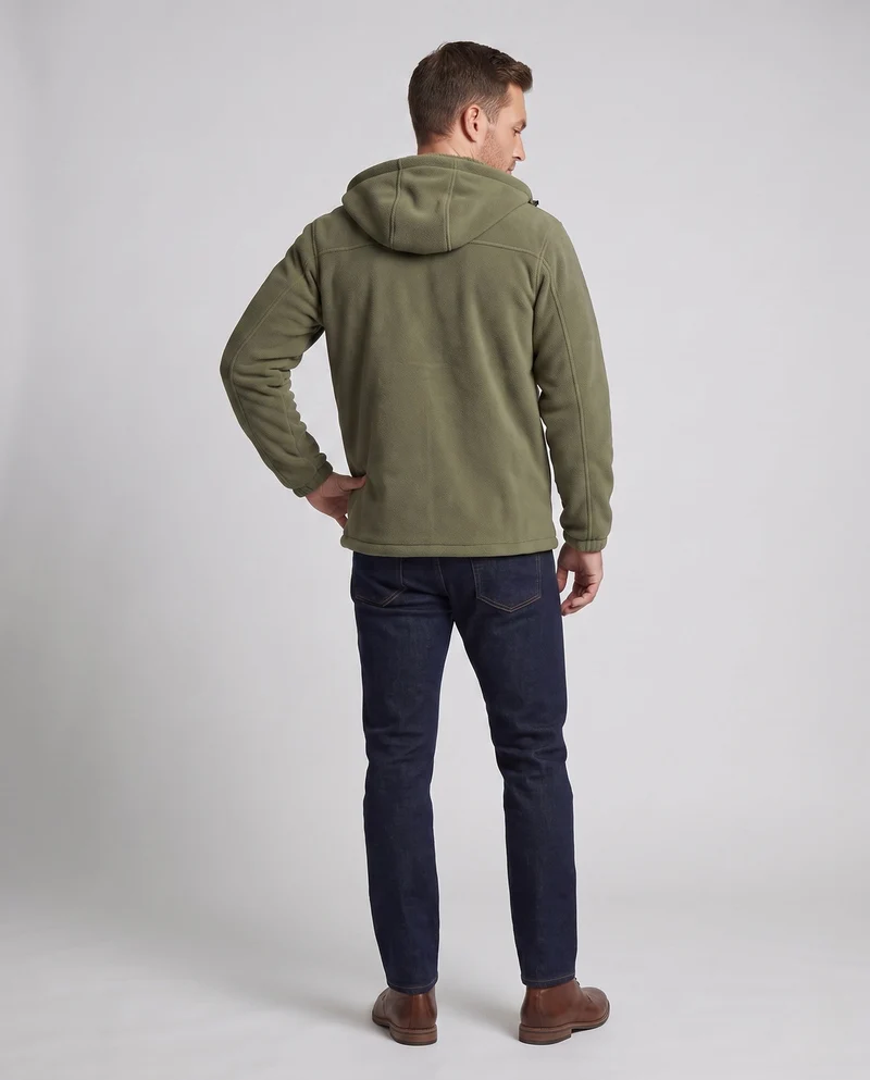Herren Bequeme und Warme Fleecejacke Nord Taschen