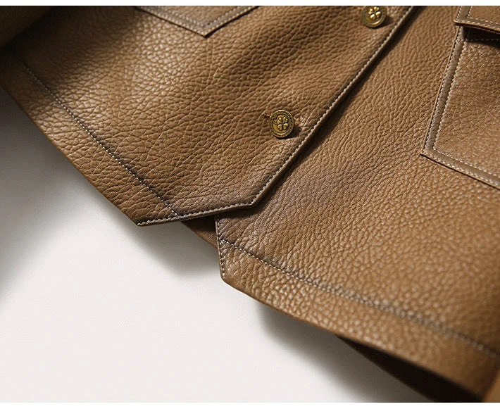 Elegante Lederjacke
