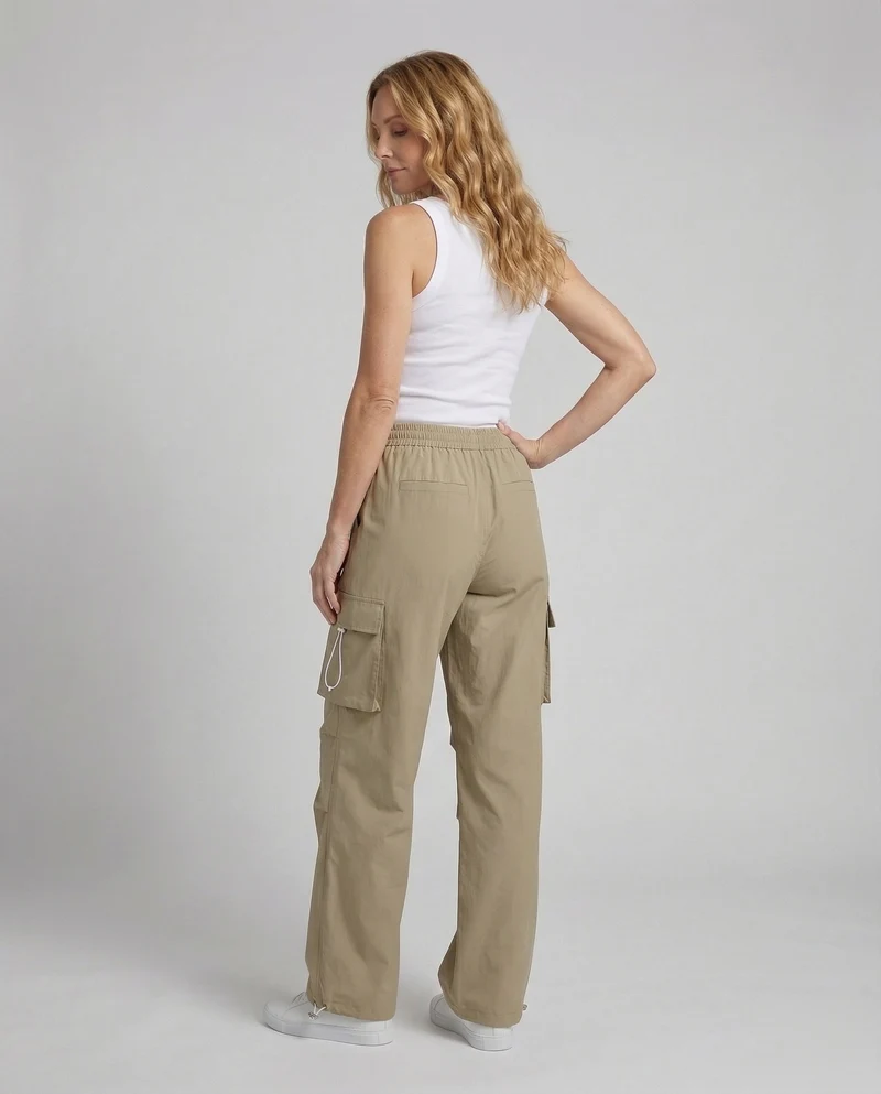 Damen Workwear-Cargohose Kordeltaille - Vittorelli