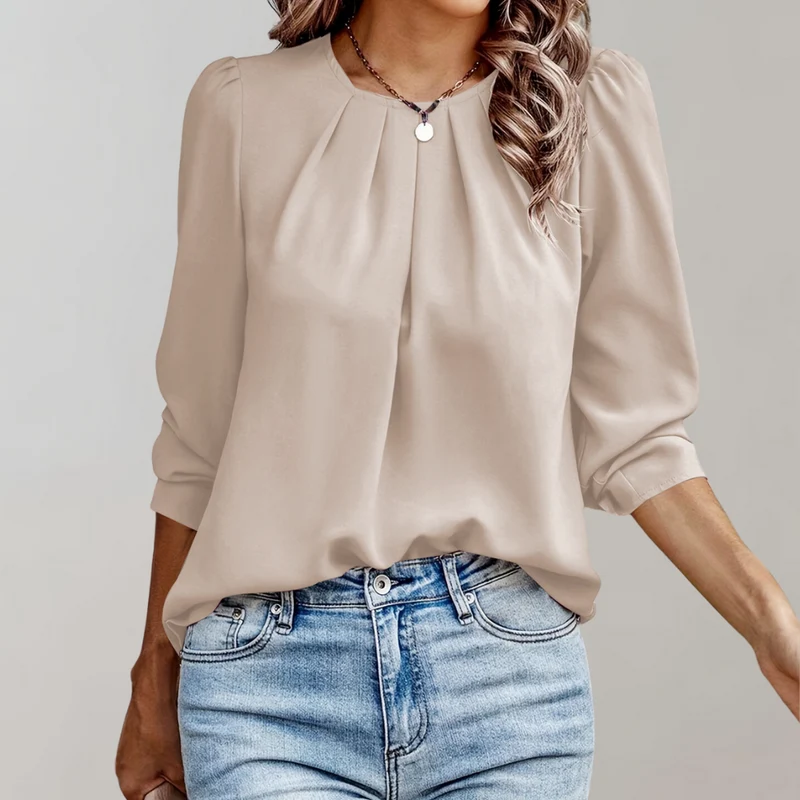 Gepflegte Satin-Bluse für Damen - Arvani