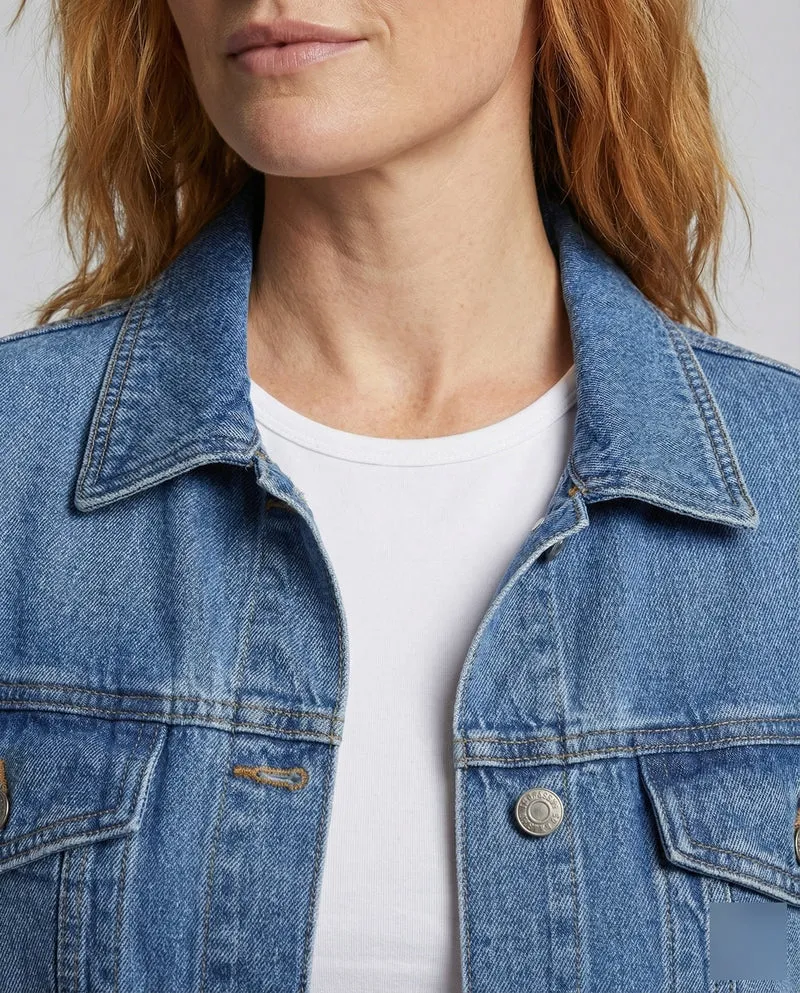 Damen Klassische Wide-Leg Denim Wide-Leg-Jeans