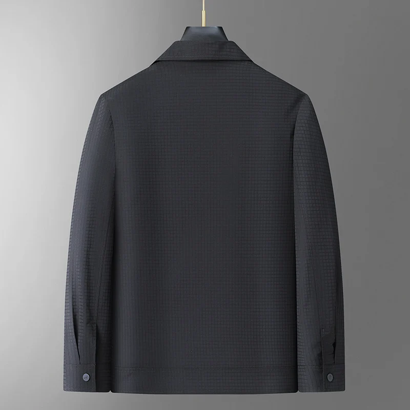 Herren Leichte technische Coachjacke mit Ripstop-Struktur, Druckknöpfen und aufgesetzten Taschen Nord Taschen