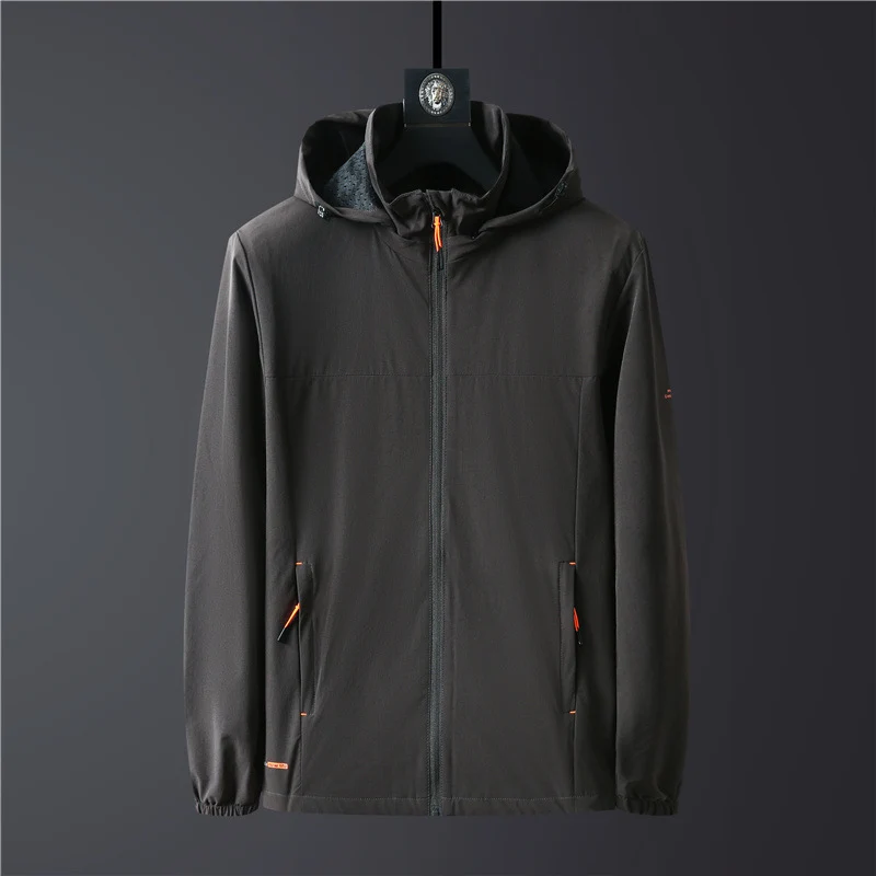 Herren Leichte Softshelljacke mit Kapuze, windabweisend und atmungsaktiv Nord Taschen