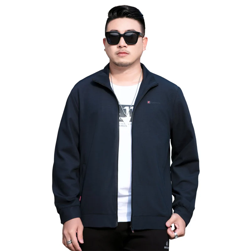 Herren Leichte Freizeitjacke mit Reißverschluss und Stehkragen Nord Taschen