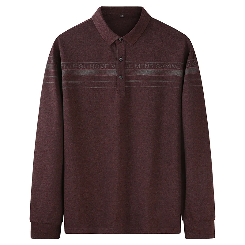 Herren Langarm-Poloshirt mit Kragen, Knopfleiste und feiner Struktur Nord Taschen